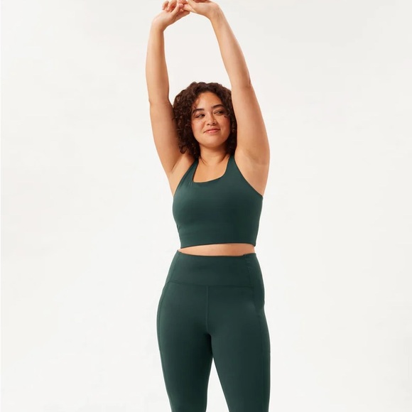 Girlfriend Collective Set Paloma Racerback Bra + High Rise Compression Leggings - Picture 13 of 15